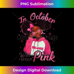 Breast Cancer Awareness African American Black Queen Pink - Futuristic PNG Sublimation File - Access the Spectrum of Sub