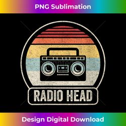 s Retro Vintage Radio Head - Bespoke Sublimation Digital File - Craft with Boldness and Assurance