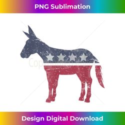 Democrat Donkey Cool Democratic Support Men Women Girl Boy - Timeless PNG Sublimation Download - Animate Your Creative C