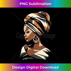kente cloth head wrap ethnic beautiful african black woman long sleeve - eco-friendly sublimation png download - customi