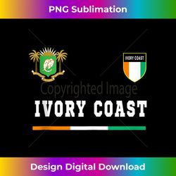 ivory coast sportsoccer jersey tee flag football tank top - unique sublimation png download