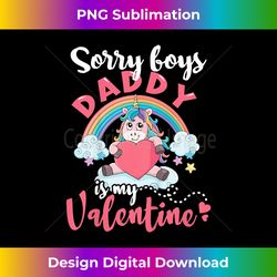 kids daddy is my valentine day outfit cute baby girl toddler gift - sleek sublimation png download - reimagine your subl