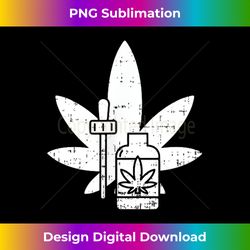 pocket cbd oil bottle funny hemp weed leaf cannabis gift - edgy sublimation digital file - elevate your style with intri