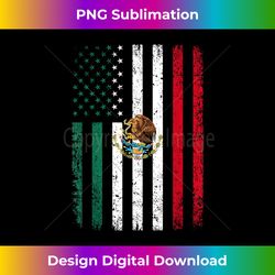 mexico usa flag shirt 4th of july american mexican flag - crafted sublimation digital download