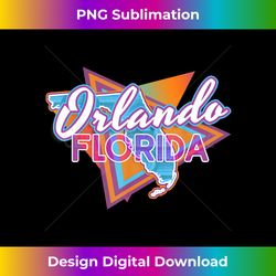 Orlando Florida Vintage Retro Throwback - Instant PNG Sublimation Download