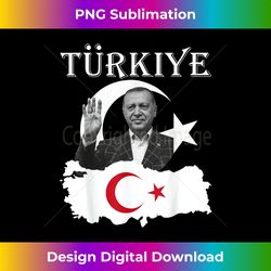 Recep Tayyip Erdogan Turkish Red Flag - Classic Sublimation PNG File