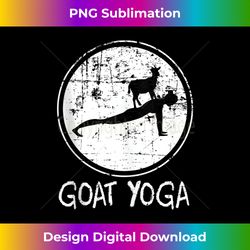Goat Yoga Shirt Gift For Women Funny Vintage Yoga Tank Top - Vintage Sublimation PNG Download
