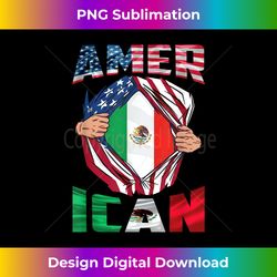 american grown mexican roots half mexican half american flag - png transparent sublimation file