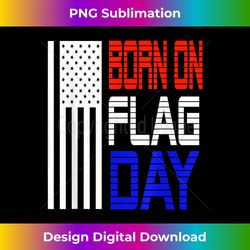 Birthday on June 14th Flag Day - Unique Sublimation PNG Download