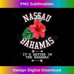 Bahamas Souvenir Independence Nassau Bahamian Hibiscus Shirt - PNG Transparent Digital Download File for Sublimation