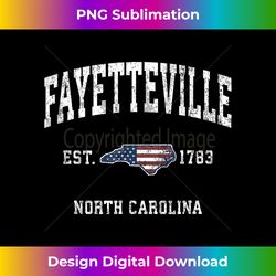 fayetteville north carolina nc vintage american flag design - png transparent sublimation design