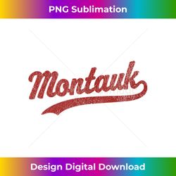 montauk new york ny vintage sports graphic tank top - png transparent sublimation design