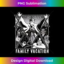 disney villains graphic print group family vacation trip long sleeve - instant png sublimation download