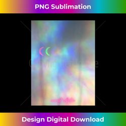 neon waning moon graphic print 1 - png transparent digital download file for sublimation