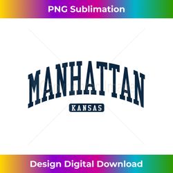 manhattan kansas ks college university style navy - professional sublimation digital download