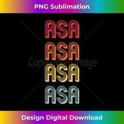 ASA Name Personalized Funny Retro Vintage Birthday - Aesthetic Sublimation Digital File