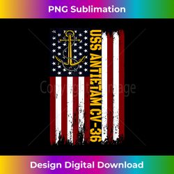 uss antietam cv-36 aircraft carrier american flag - instant sublimation digital download
