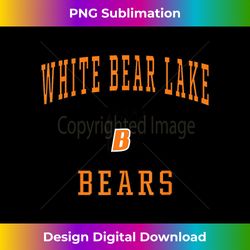 white bear lake high school bears - decorative sublimation png file