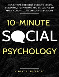 10-Minute Social Psychology - Albert Rutherford – best selling