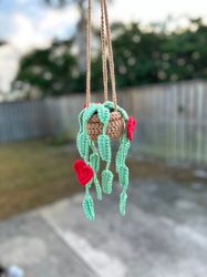 Crochet Plant Decor, Plant Hanging Basket Crochet, Gift for Plant Lovers