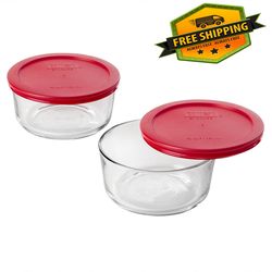 Simply Store 4 Cup Glass Bowl Value Pack, Set of 2 - N1133