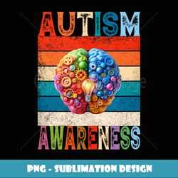 World Autism Awareness Neurodiversity Autistic April Sunset - Exclusive Sublimation Digital File