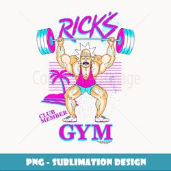 Rick and Morty Rick's Gym - High-Resolution PNG Sublimation File