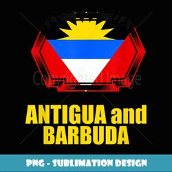Storecastle Antigua and Barbuda Flag Pride - Vintage Sublimation PNG Download
