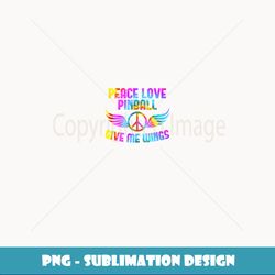 flipper design pinball flipperautomat peace love pinball - instant sublimation digital download