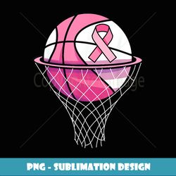 breast cancer support pink basketball love coach - png transparent digital download file for sublimation