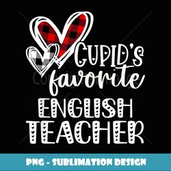 English Teacher Valentine's Day - Vintage Sublimation PNG Download