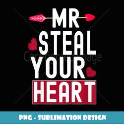 kids funny baby boy outfit birthday mr steal your heart valentine - exclusive png sublimation download