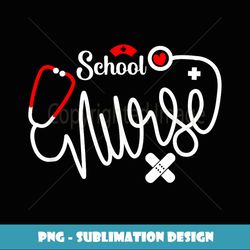 School Nurse Back to School minimalistic graphic - PNG Transparent Sublimation File