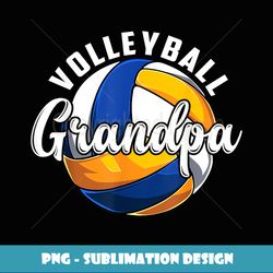 volleyball grandpa vintage retro volleyball fathers day - instant sublimation digital download