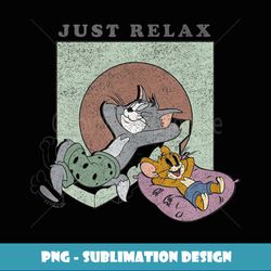 tom and jerry just relax distressed summer friends - aesthetic sublimation digital file