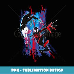 Marvel SpiderMan Across The SpiderVerse Part 1 Spider Duo - Creative Sublimation PNG Download