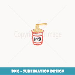 Vintage Cup of Japanese Ramen Noodles - PNG Sublimation Digital Download