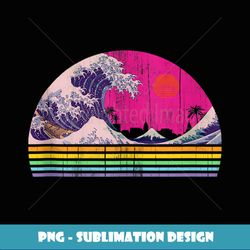 Retro Japan Wave - Premium PNG Sublimation File