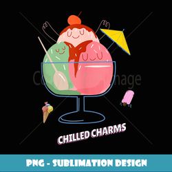 Ice Cream Cone Gelato Beach Summer Food Sweet Dessert Lovers - Unique Sublimation PNG Download