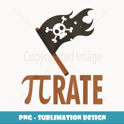 Pirate Pi Cute Pie Math Wizards Gifts - Instant PNG Sublimation Download