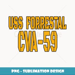 uss forrestal cva59 aircraft carrier veteran front&back - professional sublimation digital download