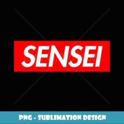 sensei box anime manga japanese - stylish sublimation digital download