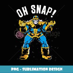 Marvel Thanos Space Oh Snap! Retro Comic Style - Premium PNG Sublimation File