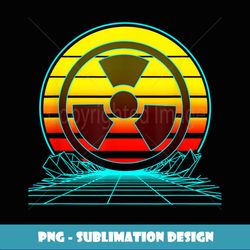 Retro Vintage Sunset Radioactive - Artistic Sublimation Digital File