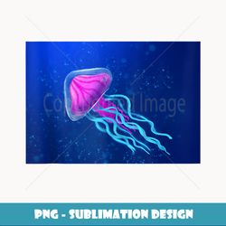 jellyfish graphic ocean aquarium beach vacation - signature sublimation png file