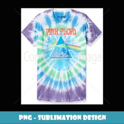 Liquid Blue Men's Pink Floyd Dark Side Oil Paint Tie Dye Short - Instant PNG Sublimation Download