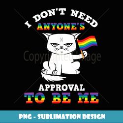 Cat Gay Lesbian LGBT - Elegant Sublimation PNG Download