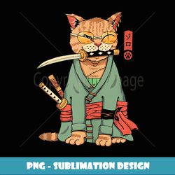 Zoro Cat Warrior - Digital Sublimation Download File