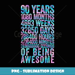 Funny 90th Birthday Old Meter Funny 90 Year Old Gifts - Professional Sublimation Digital Download