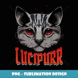 Lucifer Occult Satanic Cat Lucipurr Antichrist Baphomet 666 - Professional Sublimation Digital Download